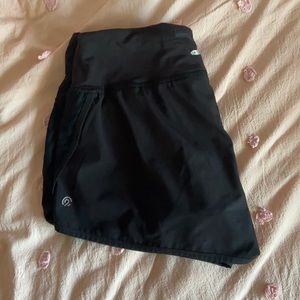 Black Champion athletic shorts